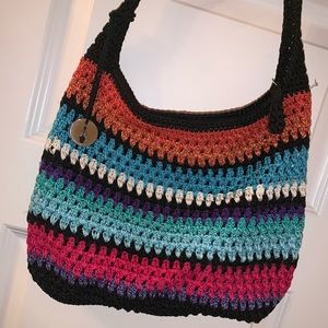 The Sak Crochet Rainbow Purse